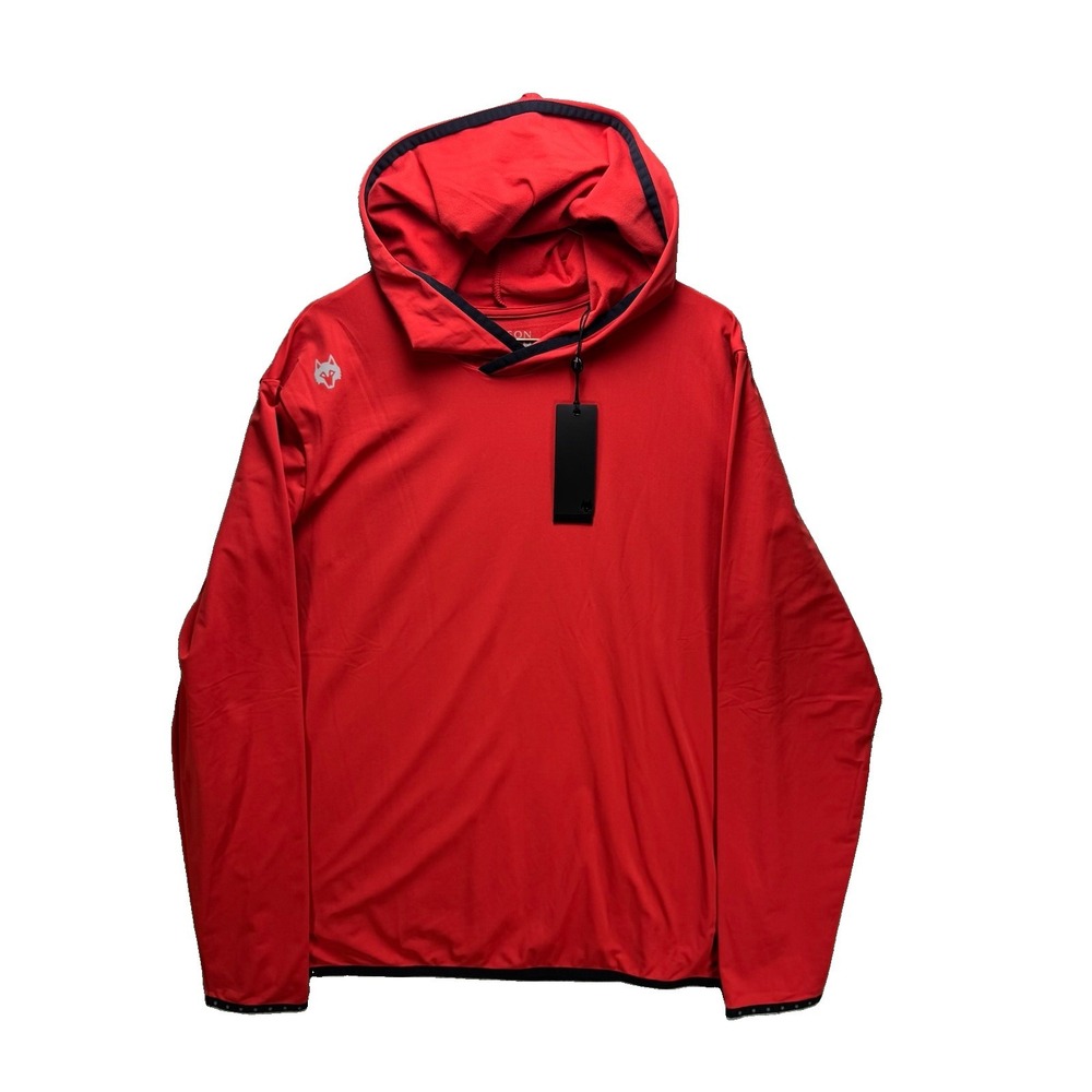 Greyson Golf Colorado Hoodie Mens Large Red Performance Lightweight NWT